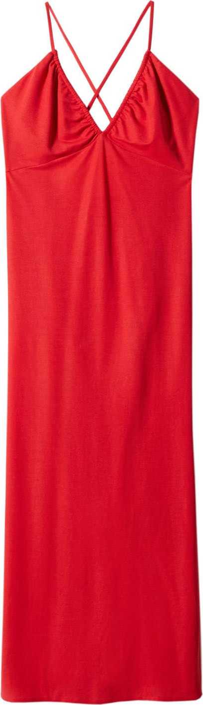 MANGO Letní šaty 'Martina' červená