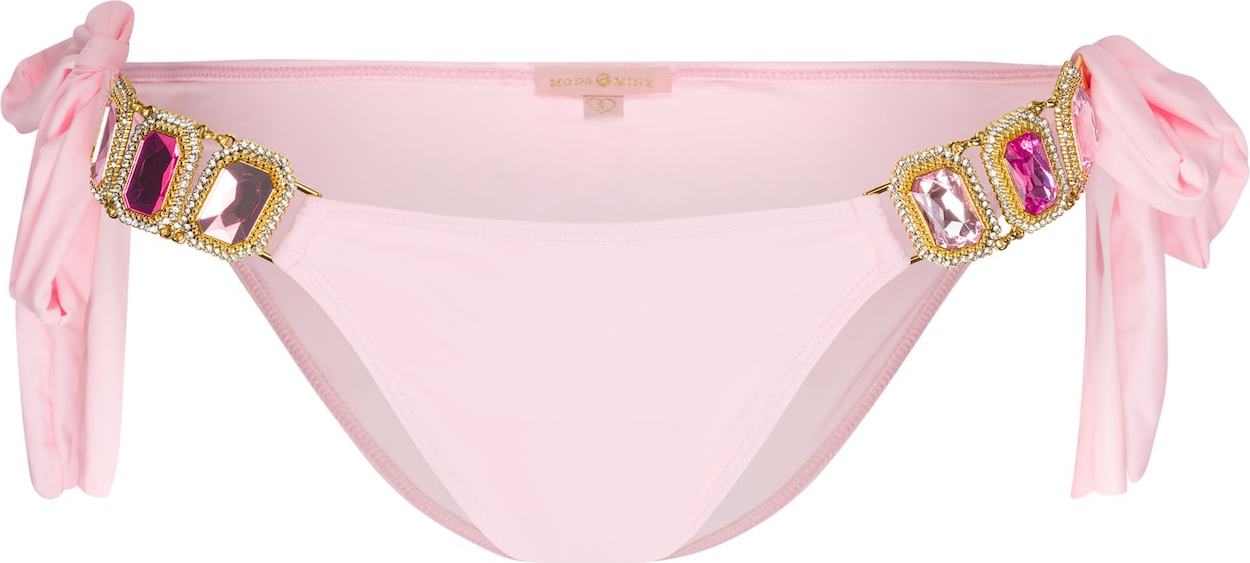Moda Minx Spodní díl plavek 'Boujee' zlatá / pink / pastelově růžová
