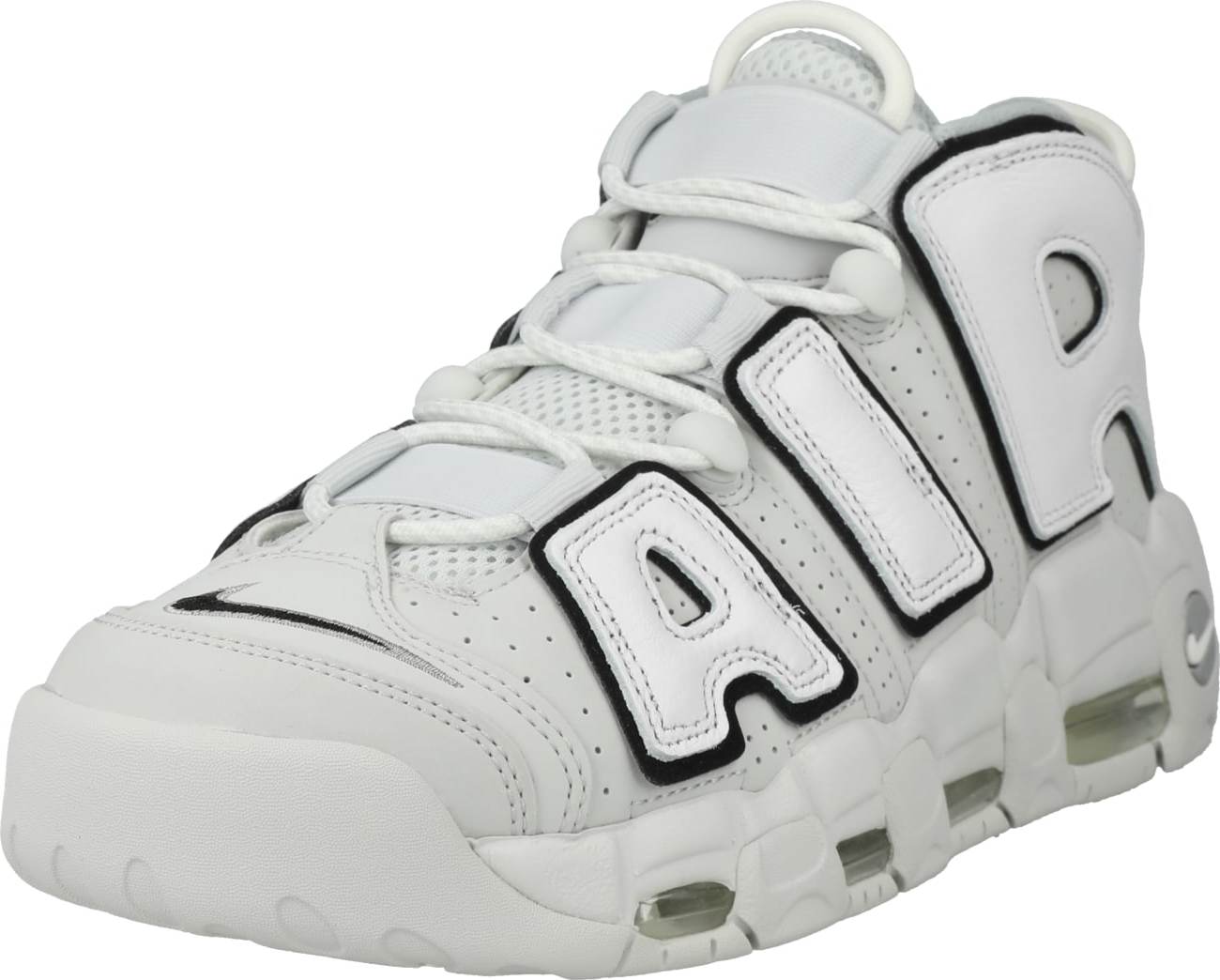 Nike Sportswear Tenisky 'MORE UPTEMPO '96' světle šedá / černá / bílá