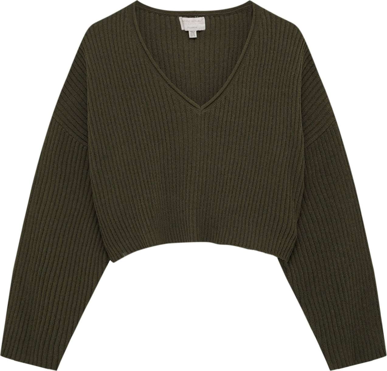 Pull&Bear Svetr khaki