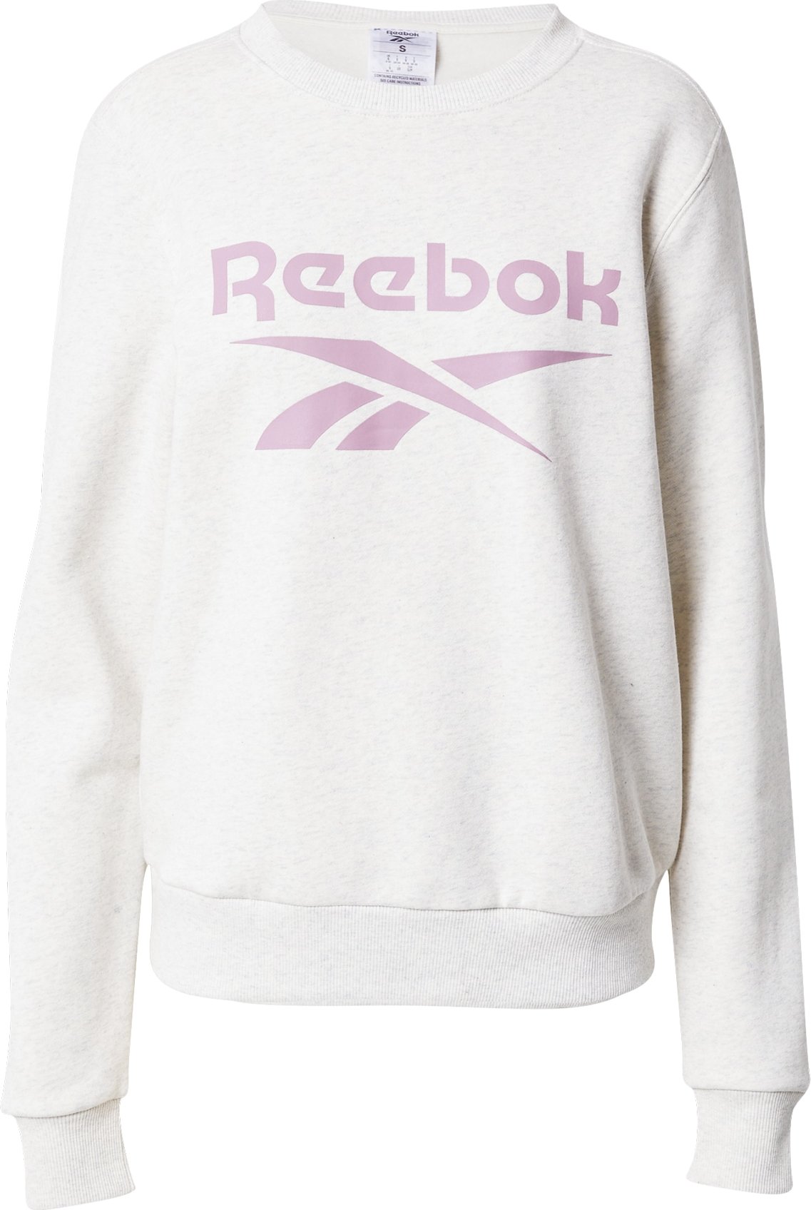 Reebok Classics Mikina krémová / bledě fialová