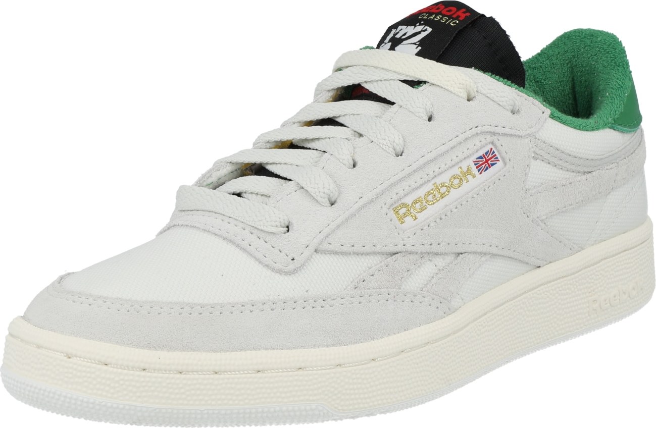 Reebok Classics Tenisky 'Club C Revenge' světle šedá / zelená / červená