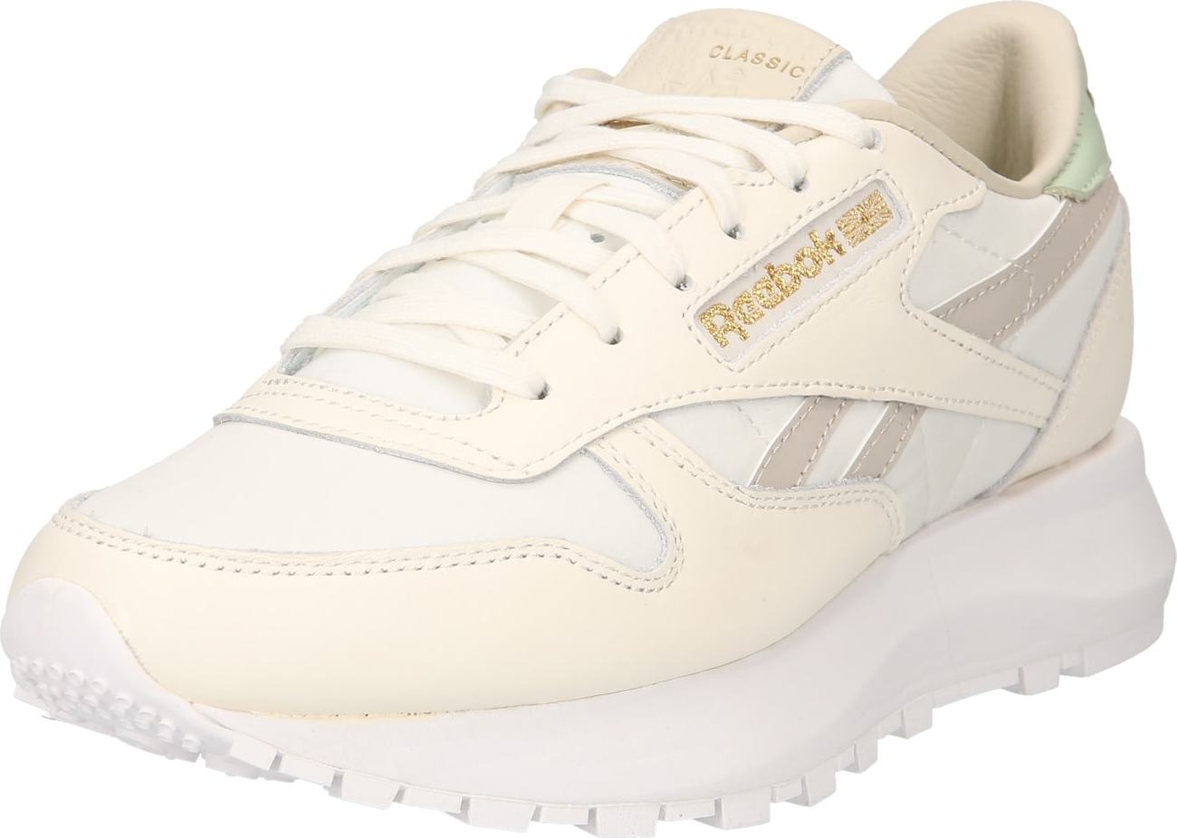 Reebok Classics Tenisky zlatá / šedobéžová / offwhite / barva bílé vlny