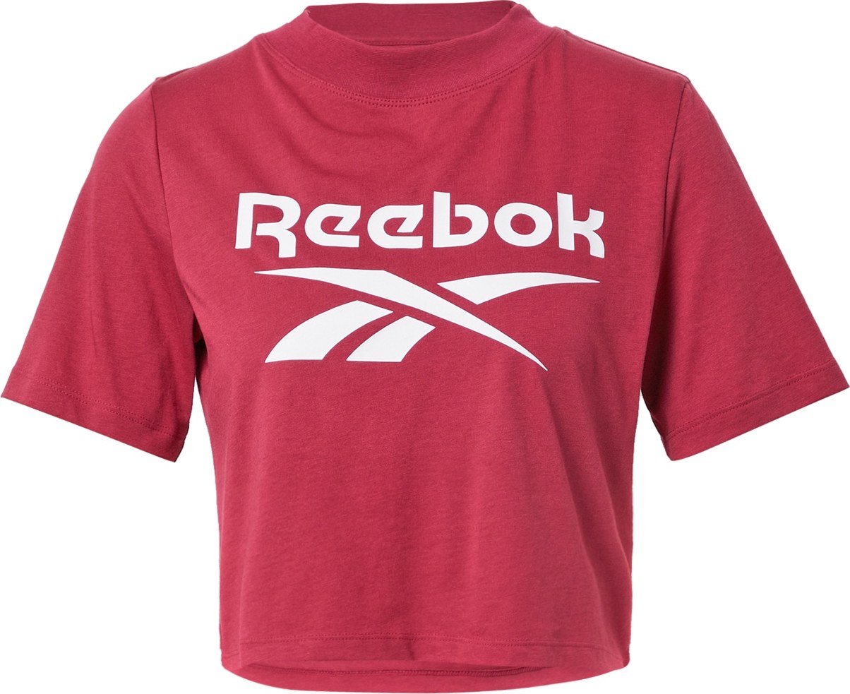 Reebok Classics Tričko brusinková / bílá