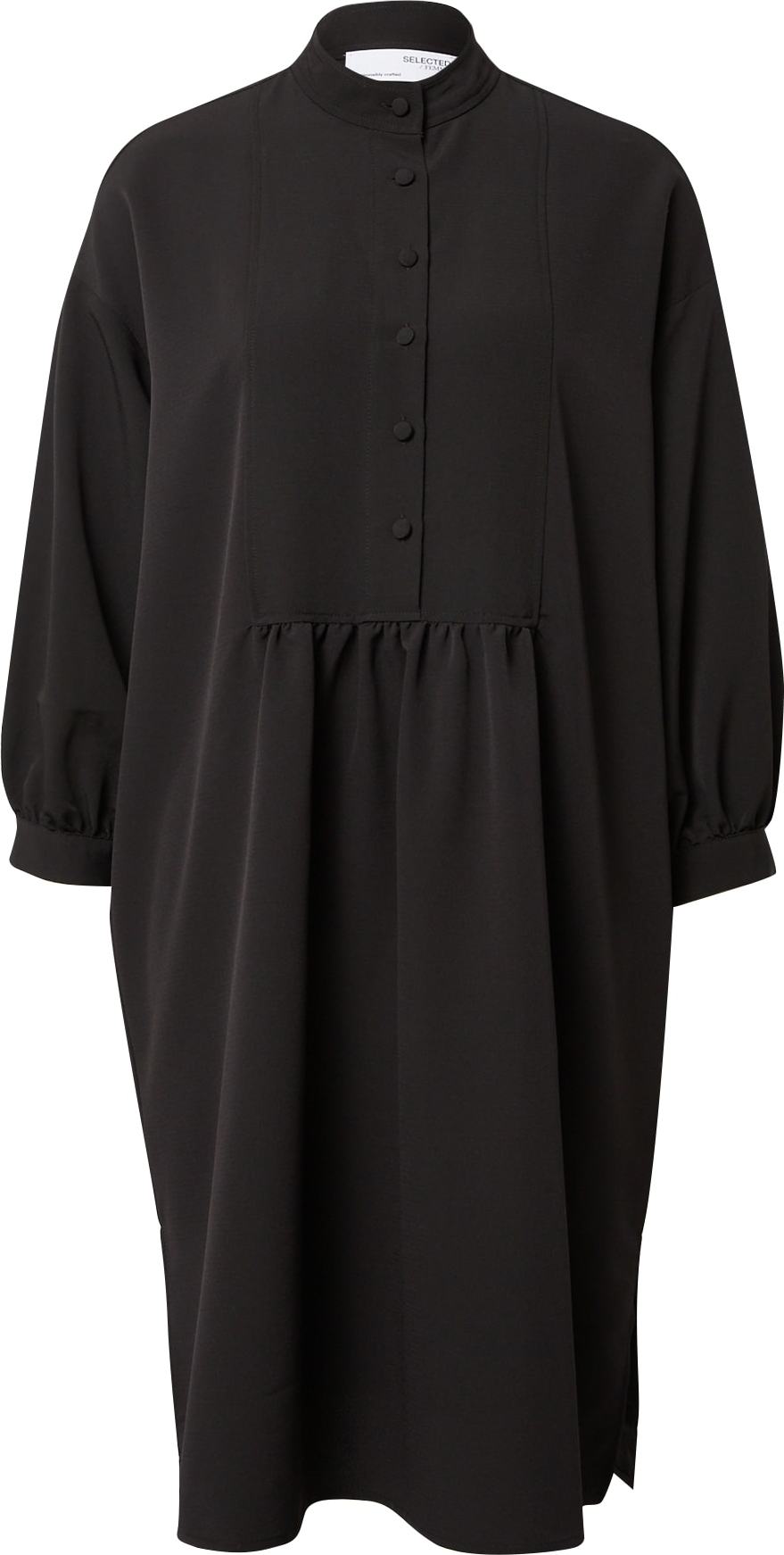 SELECTED FEMME Košilové šaty 'Gianna' černá