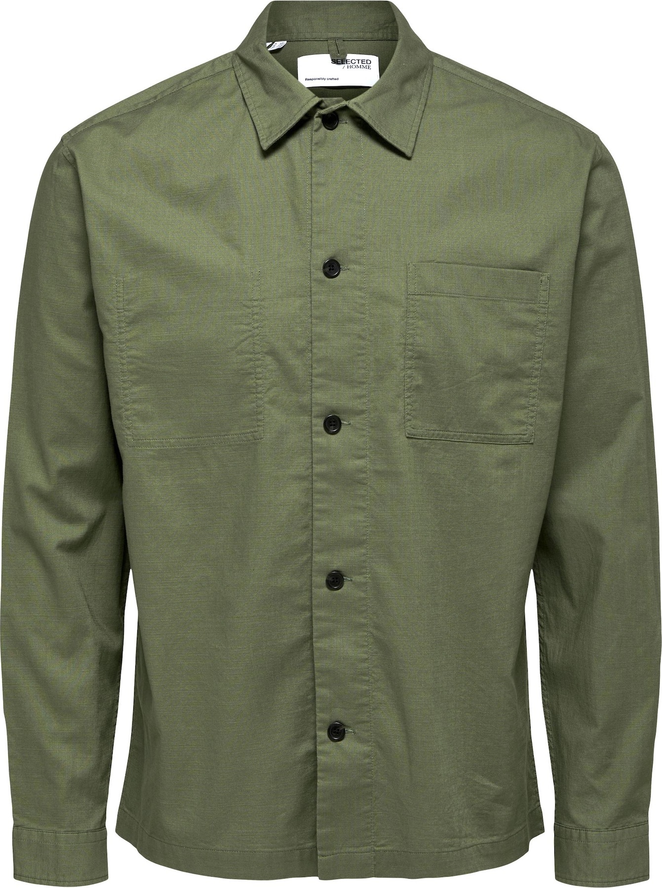 SELECTED HOMME Košile khaki