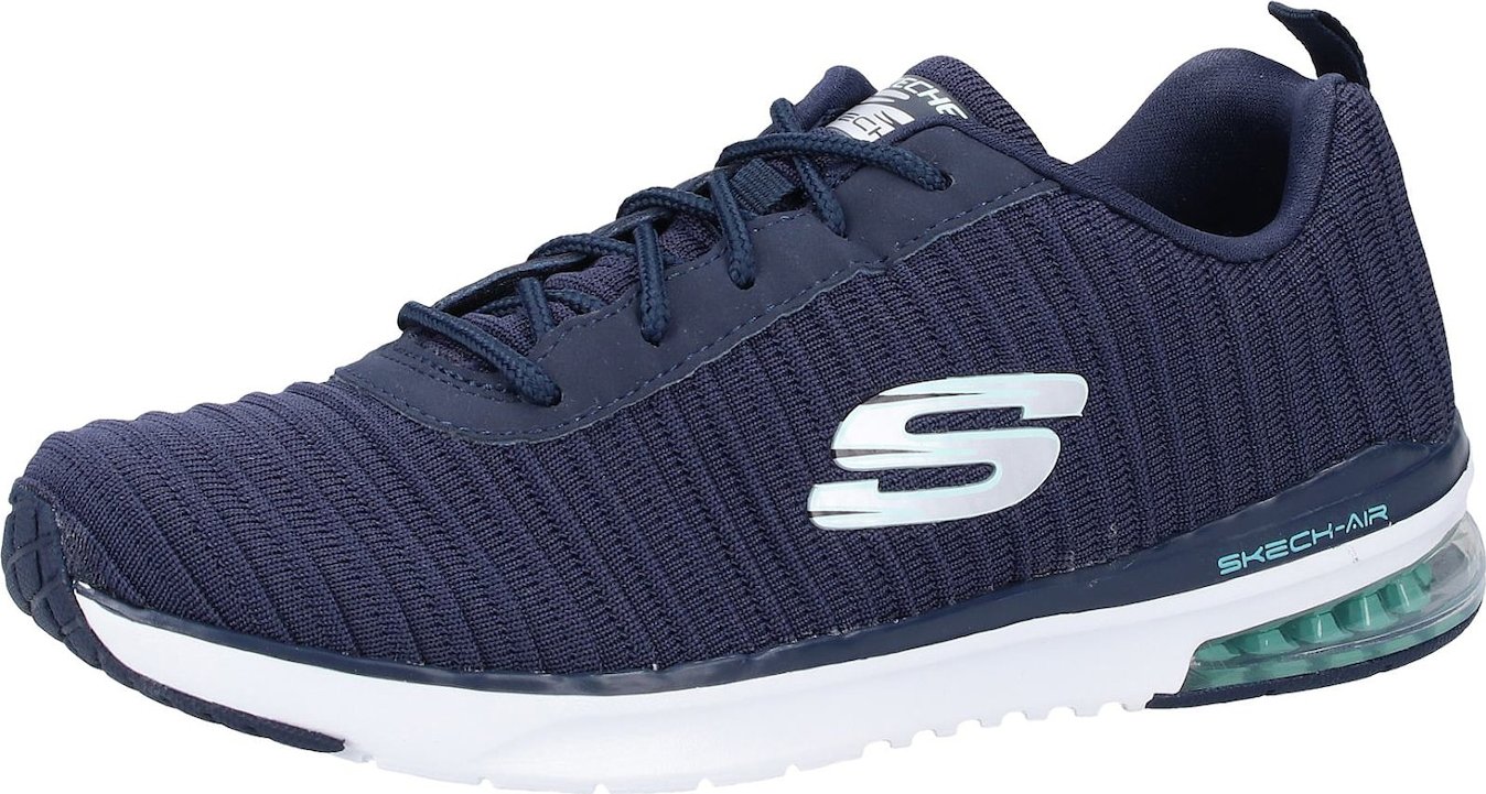 SKECHERS Tenisky marine modrá / bílá