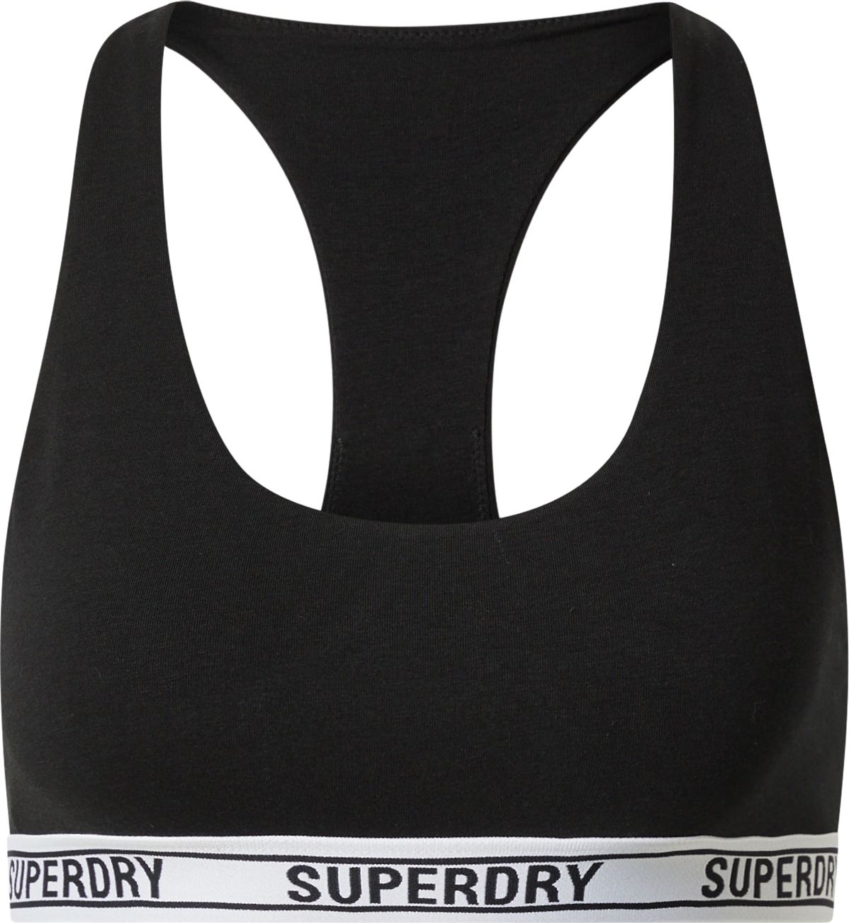 Superdry Podprsenka černá / bílá