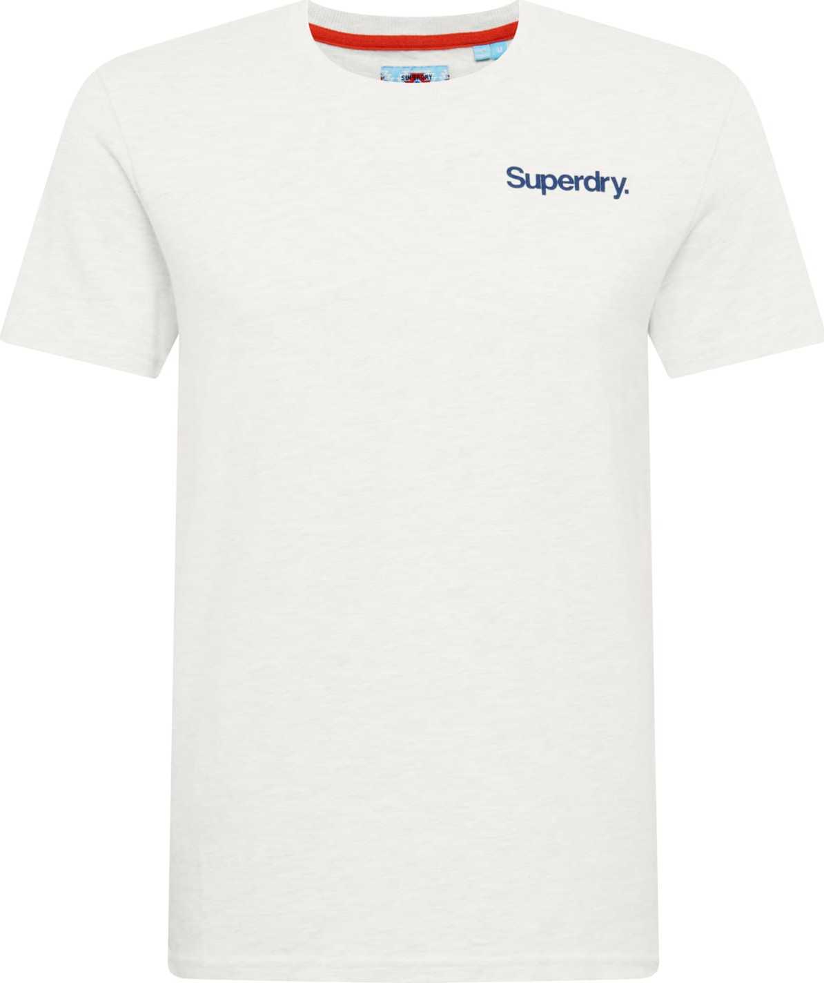 Superdry Tričko modrá / oranžová / bílá