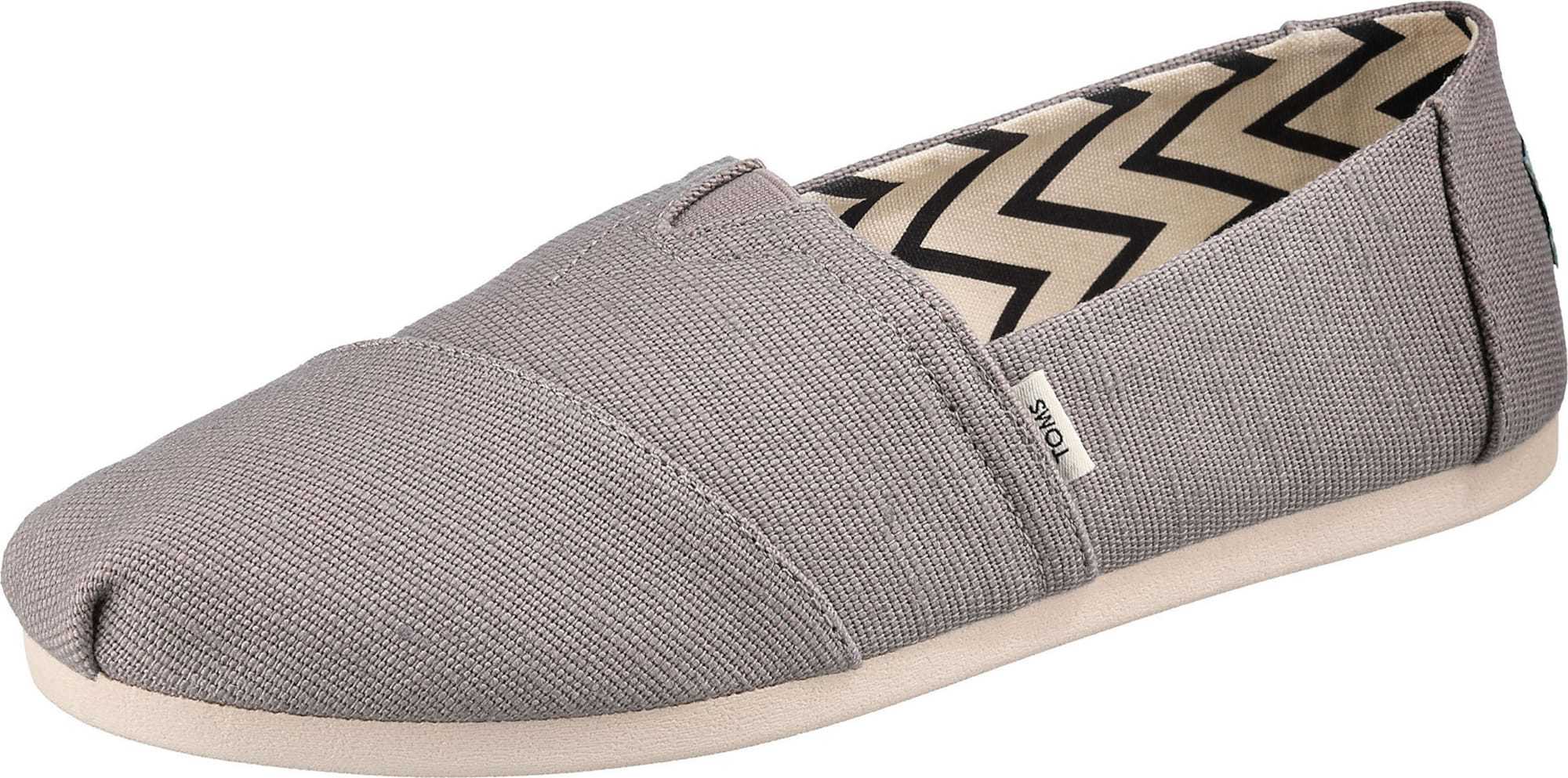 TOMS Espadrilky 'Alpargata ' modrá / šedobéžová / černá / bílá