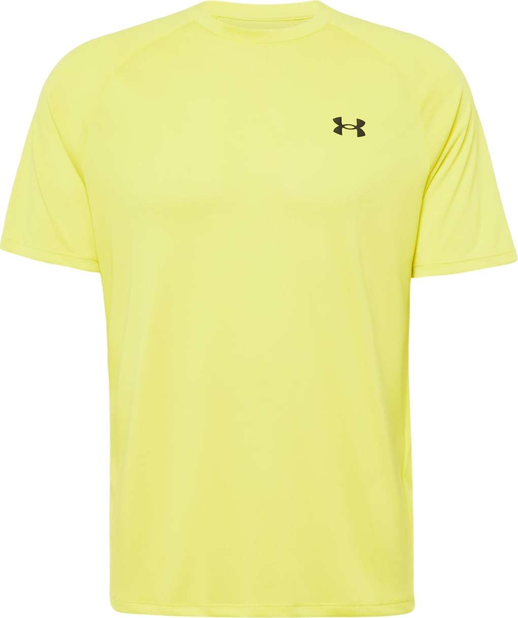 UNDER ARMOUR Funkční tričko limone / černá