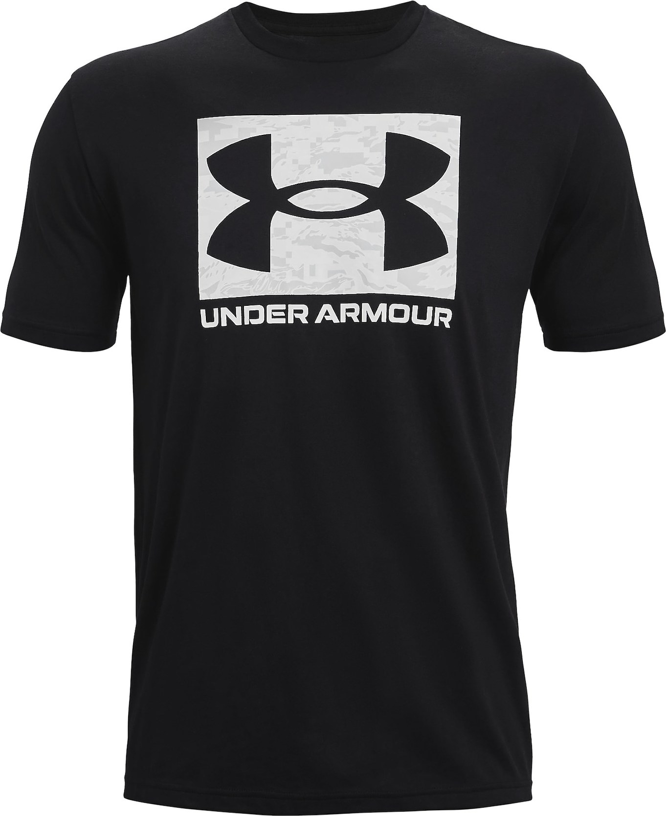 UNDER ARMOUR Funkční tričko světle šedá / černá / bílá