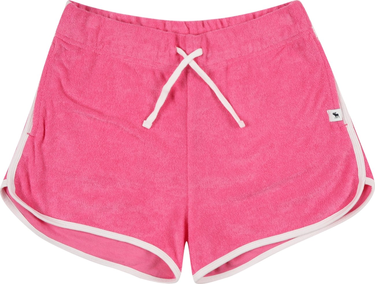 Abercrombie & Fitch Kalhoty pink / bílá