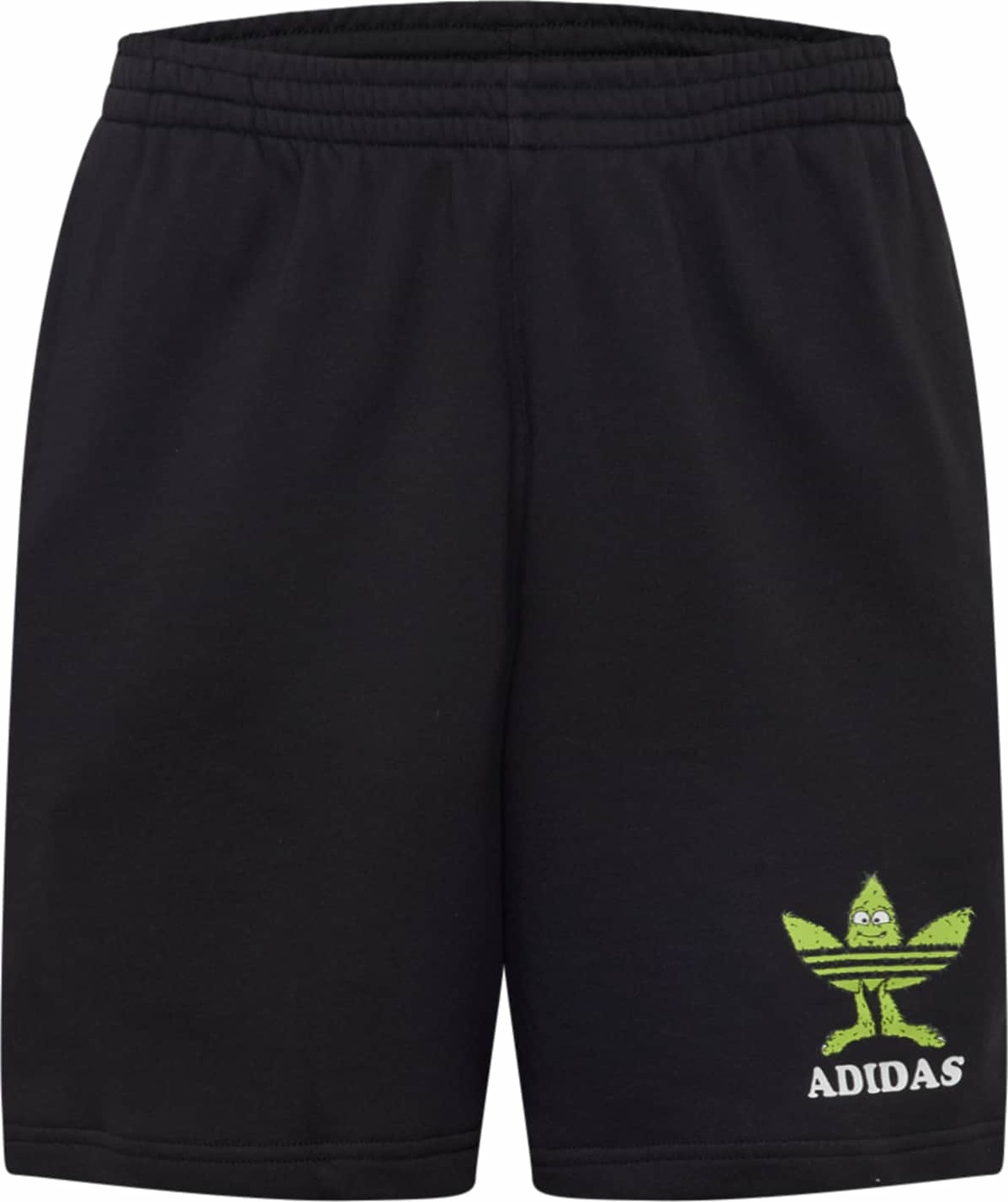 ADIDAS ORIGINALS Kalhoty světle zelená / černá / bílá