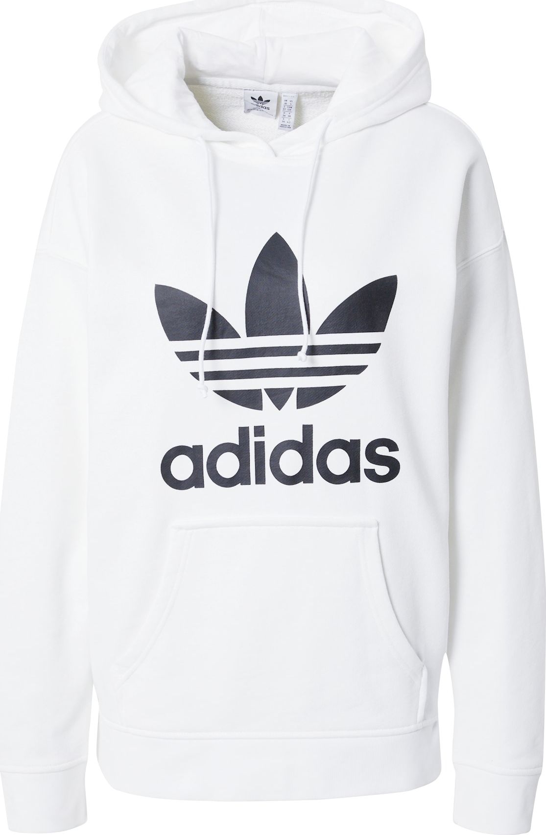 ADIDAS ORIGINALS Mikina černá / bílá