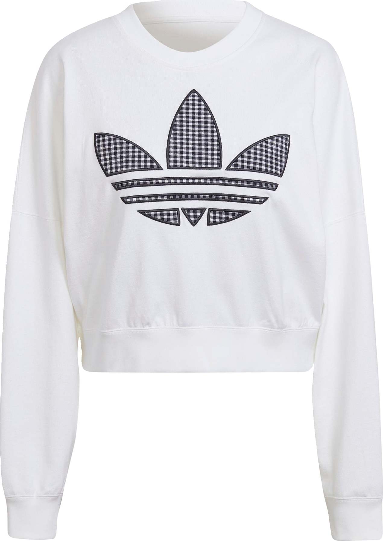 ADIDAS ORIGINALS Mikina černá / bílá