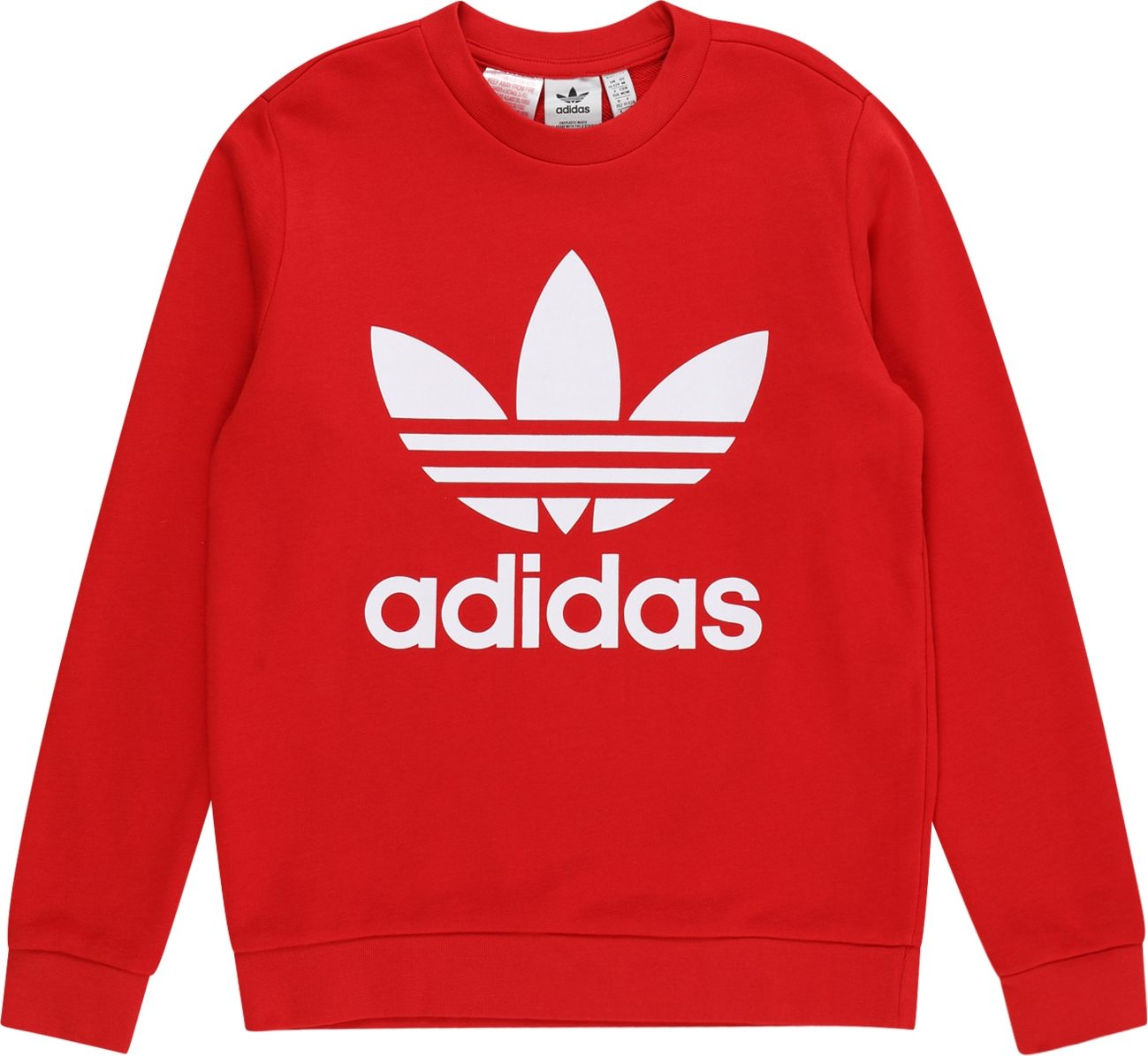 ADIDAS ORIGINALS Mikina červená / bílá