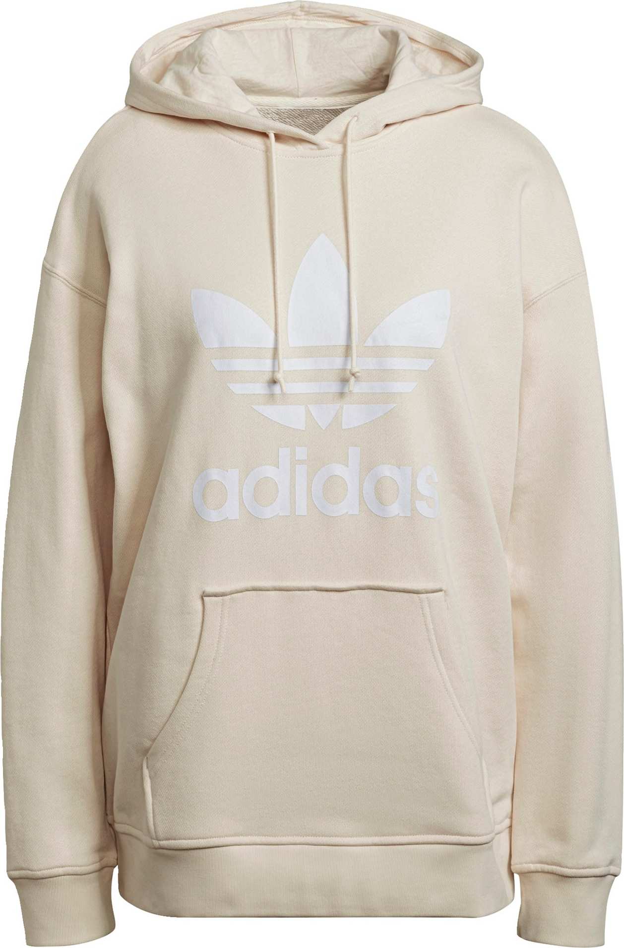 ADIDAS ORIGINALS Mikina světle béžová / bílá