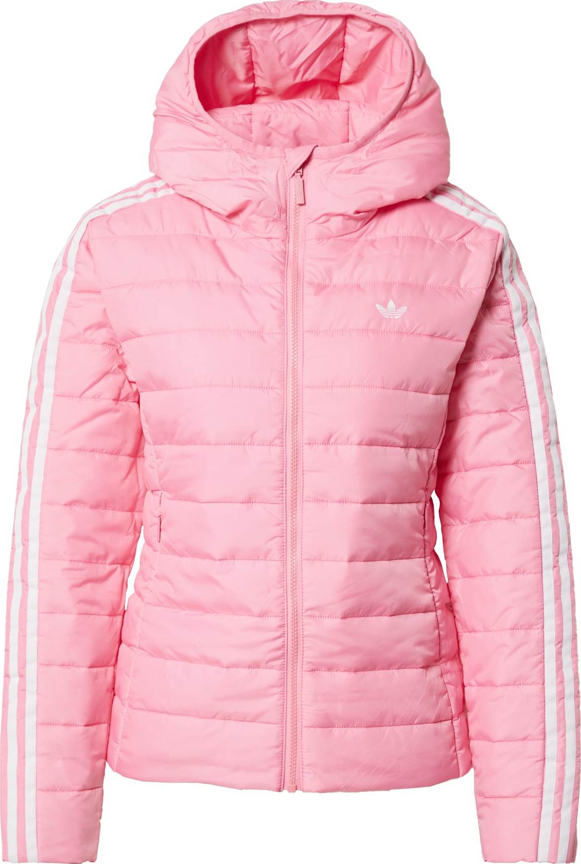 ADIDAS ORIGINALS Přechodná bunda pink / bílá