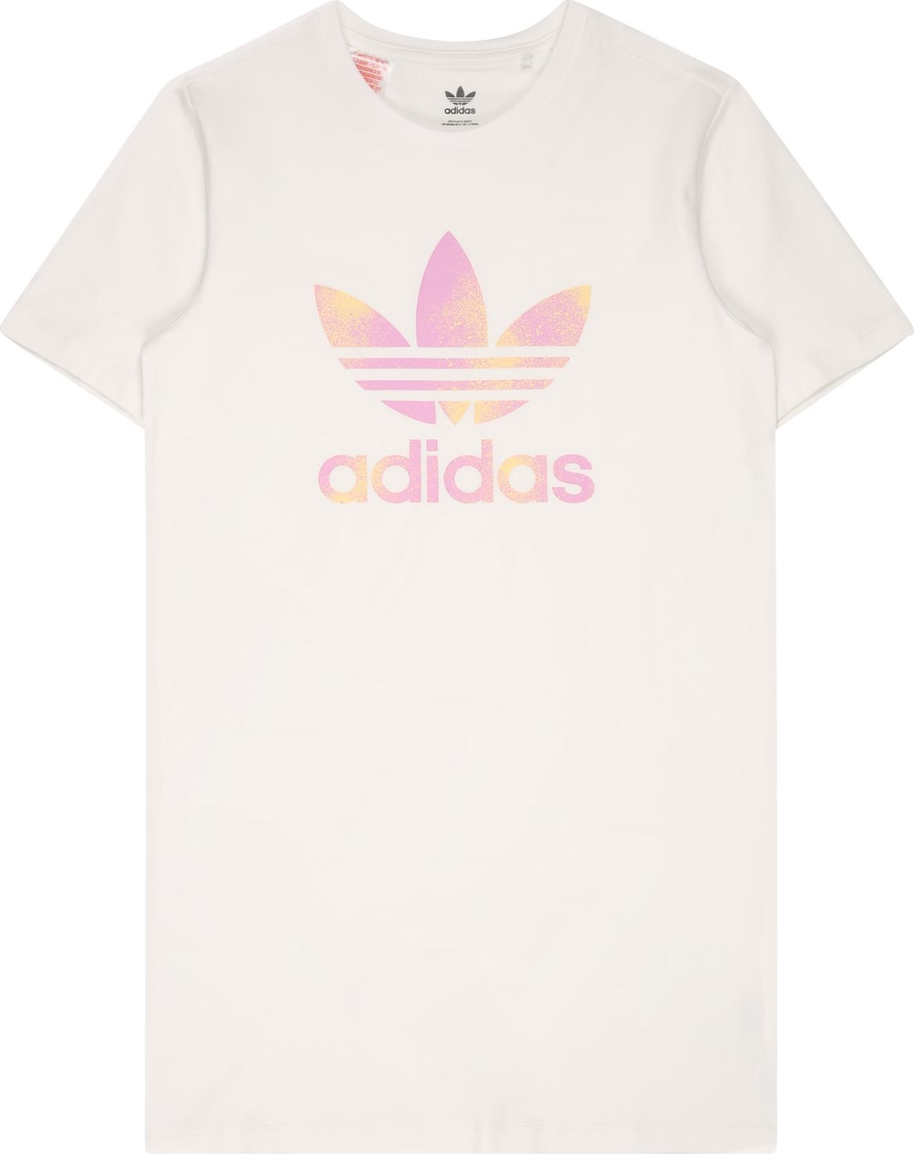 ADIDAS ORIGINALS Šaty žlutá / světle šedá / fialová