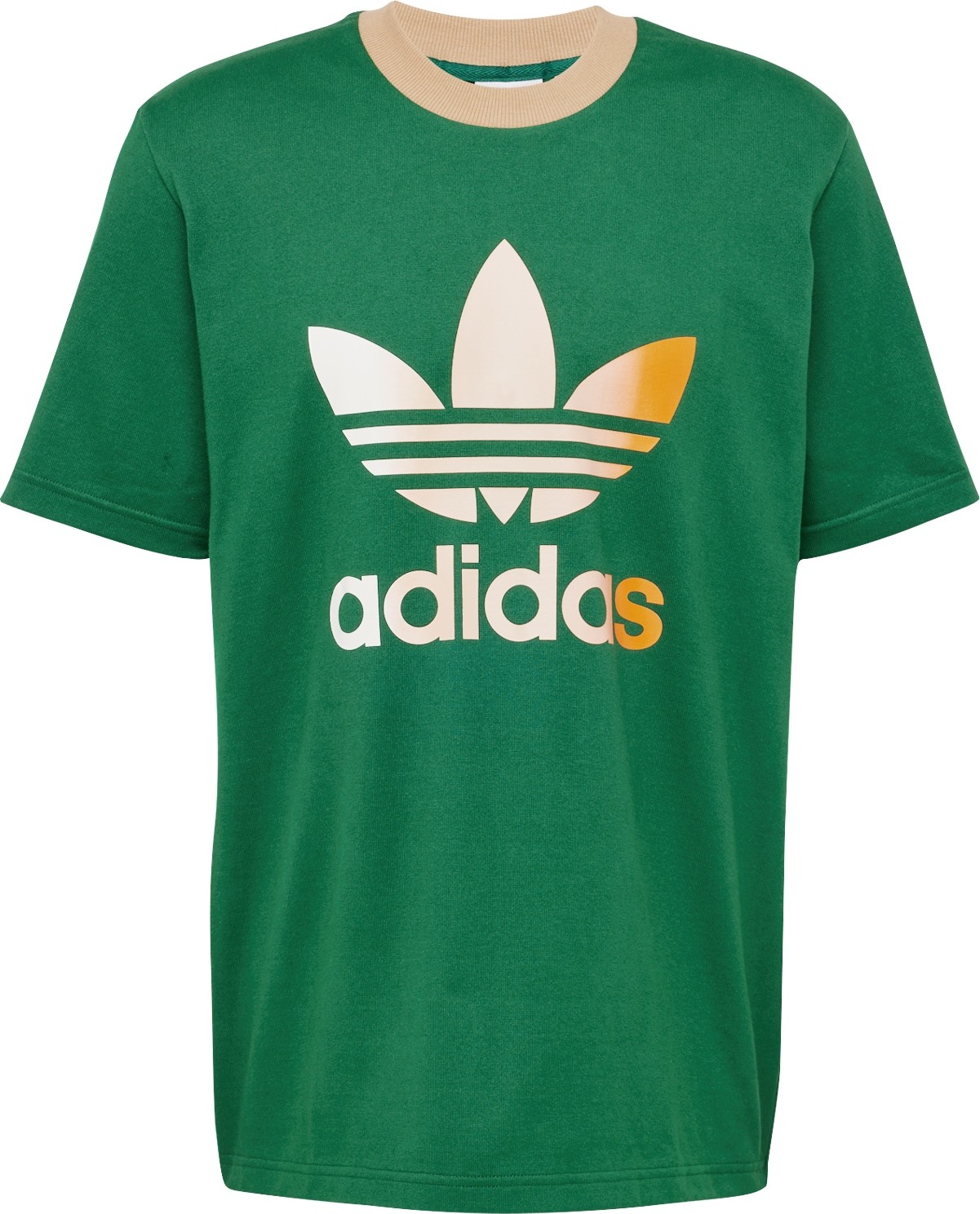 ADIDAS ORIGINALS Tričko světle béžová / tmavě žlutá / zelená / bílá