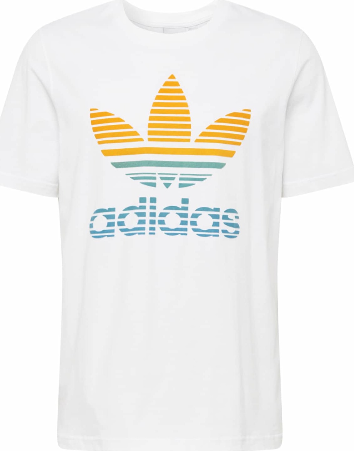 ADIDAS ORIGINALS Tričko světlemodrá / žlutá / bílá