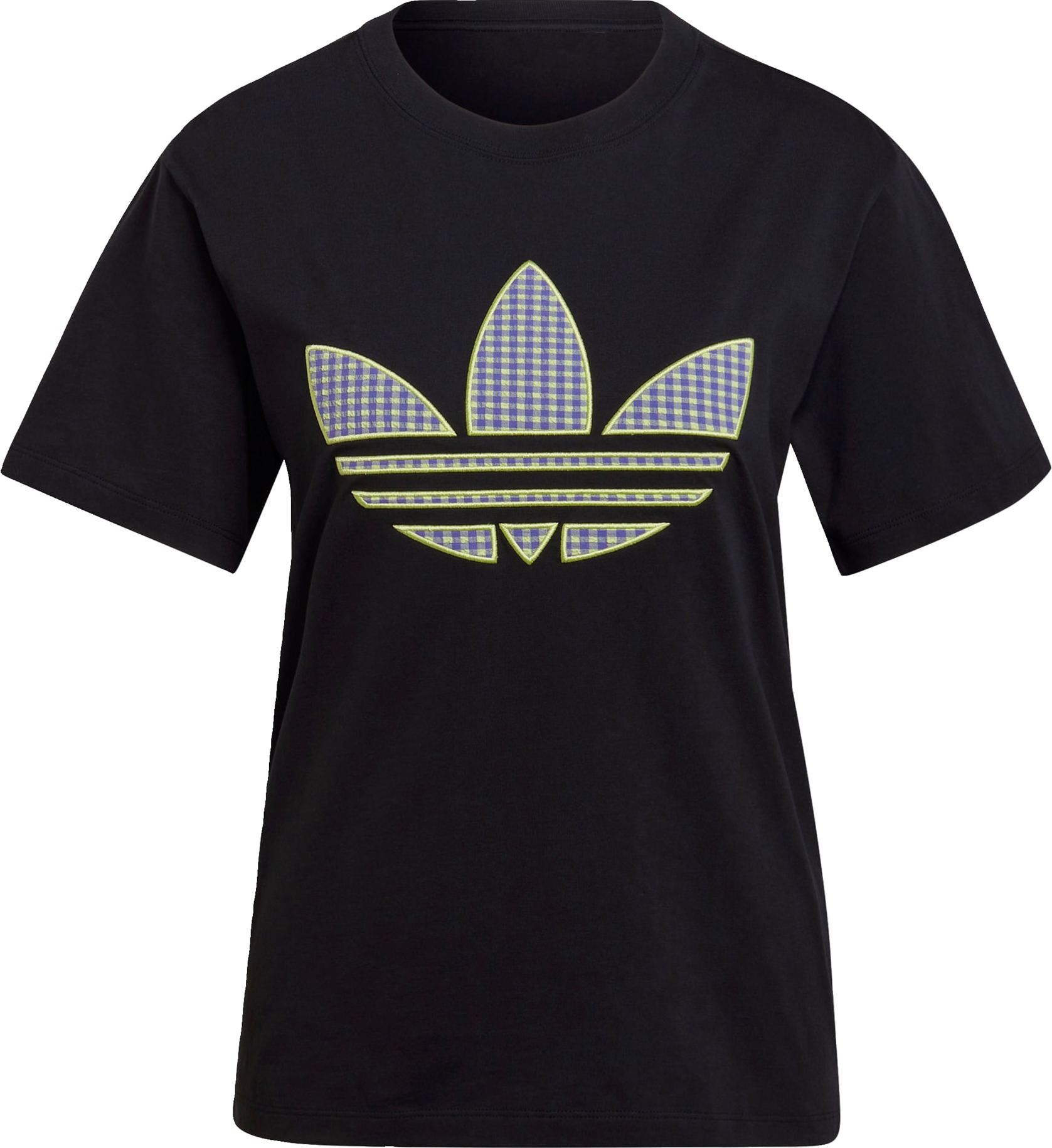 ADIDAS ORIGINALS Tričko žlutá / fialkově modrá / černá