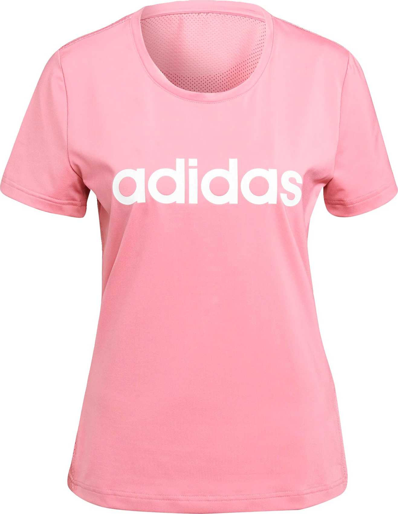 ADIDAS PERFORMANCE Funkční tričko růžová / bílá