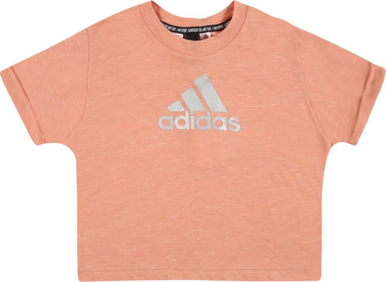 ADIDAS PERFORMANCE Funkční tričko starorůžová / bílá