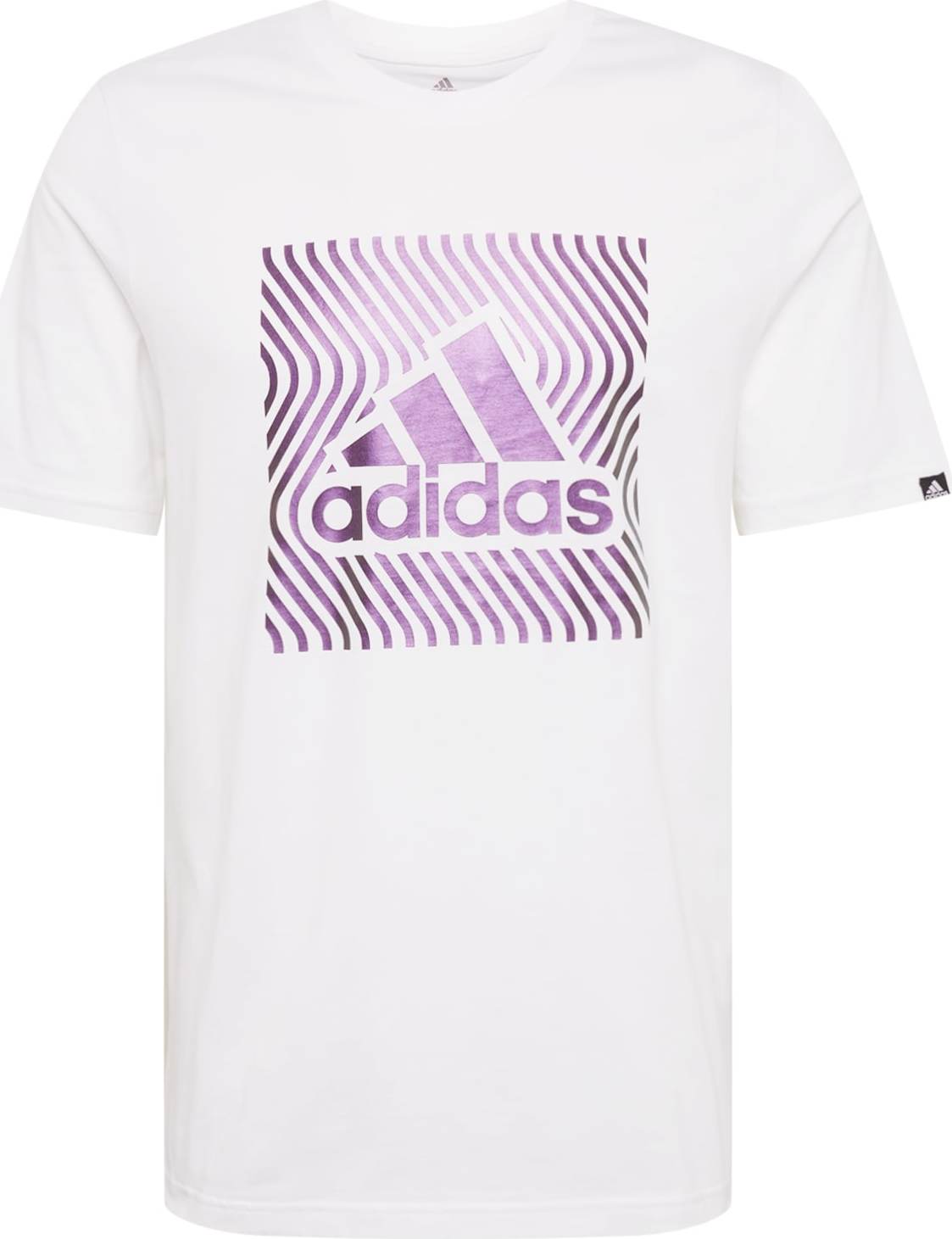 ADIDAS PERFORMANCE Funkční tričko světle fialová / bílá