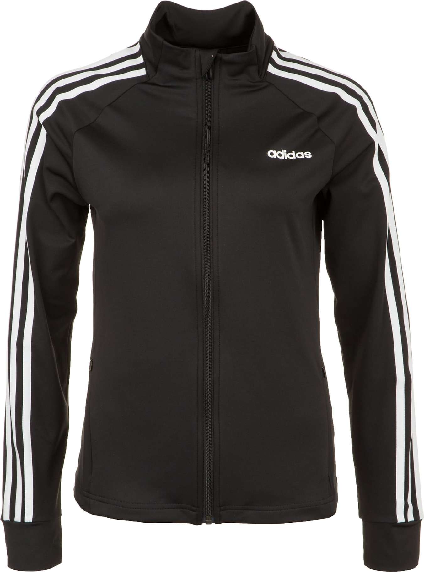 ADIDAS PERFORMANCE Sportovní bunda černá / bílá