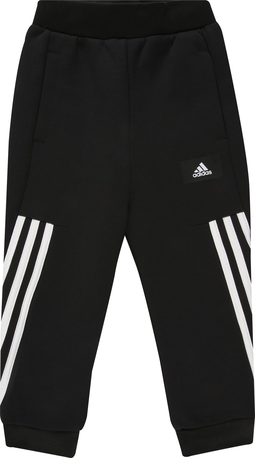 ADIDAS PERFORMANCE Sportovní kalhoty černá / bílá