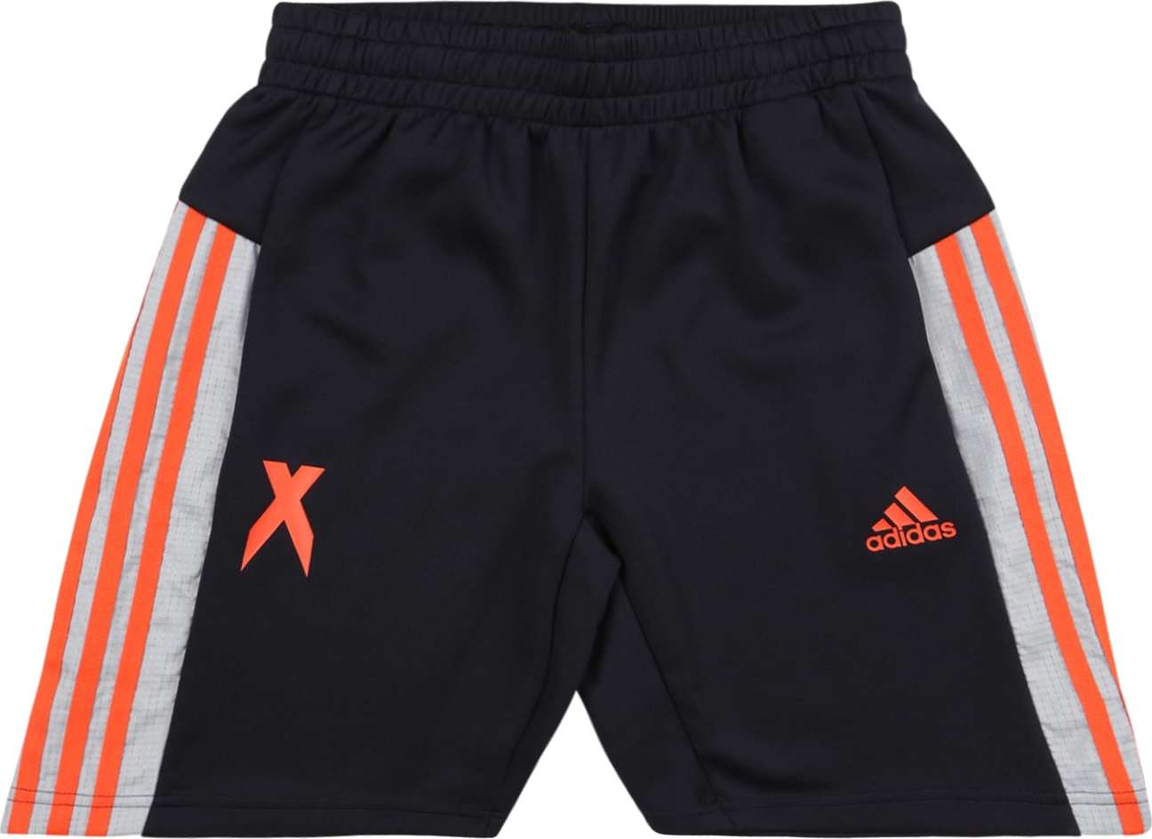 ADIDAS PERFORMANCE Sportovní kalhoty námořnická modř / stříbrně šedá / oranžová