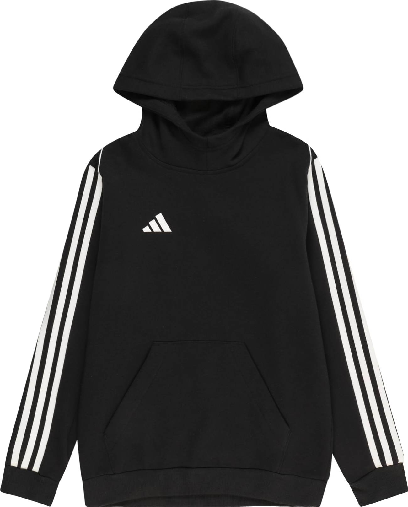 ADIDAS PERFORMANCE Sportovní mikina černá / bílá