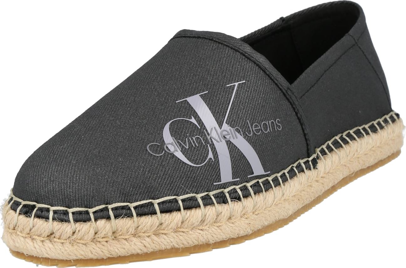 Calvin Klein Jeans Espadrilky fialová / černá