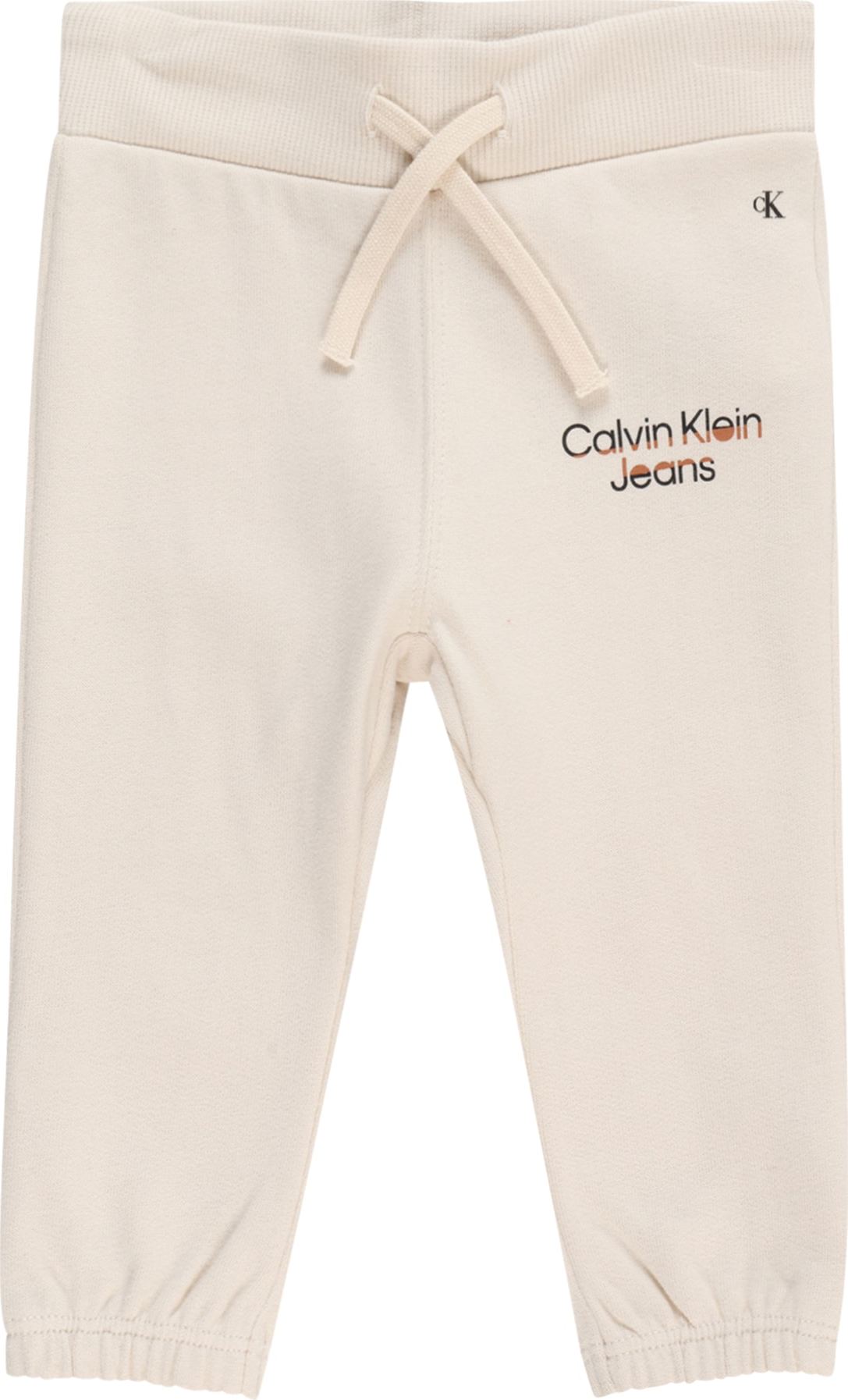 Calvin Klein Jeans Kalhoty 'HERO' krémová / pueblo / černá