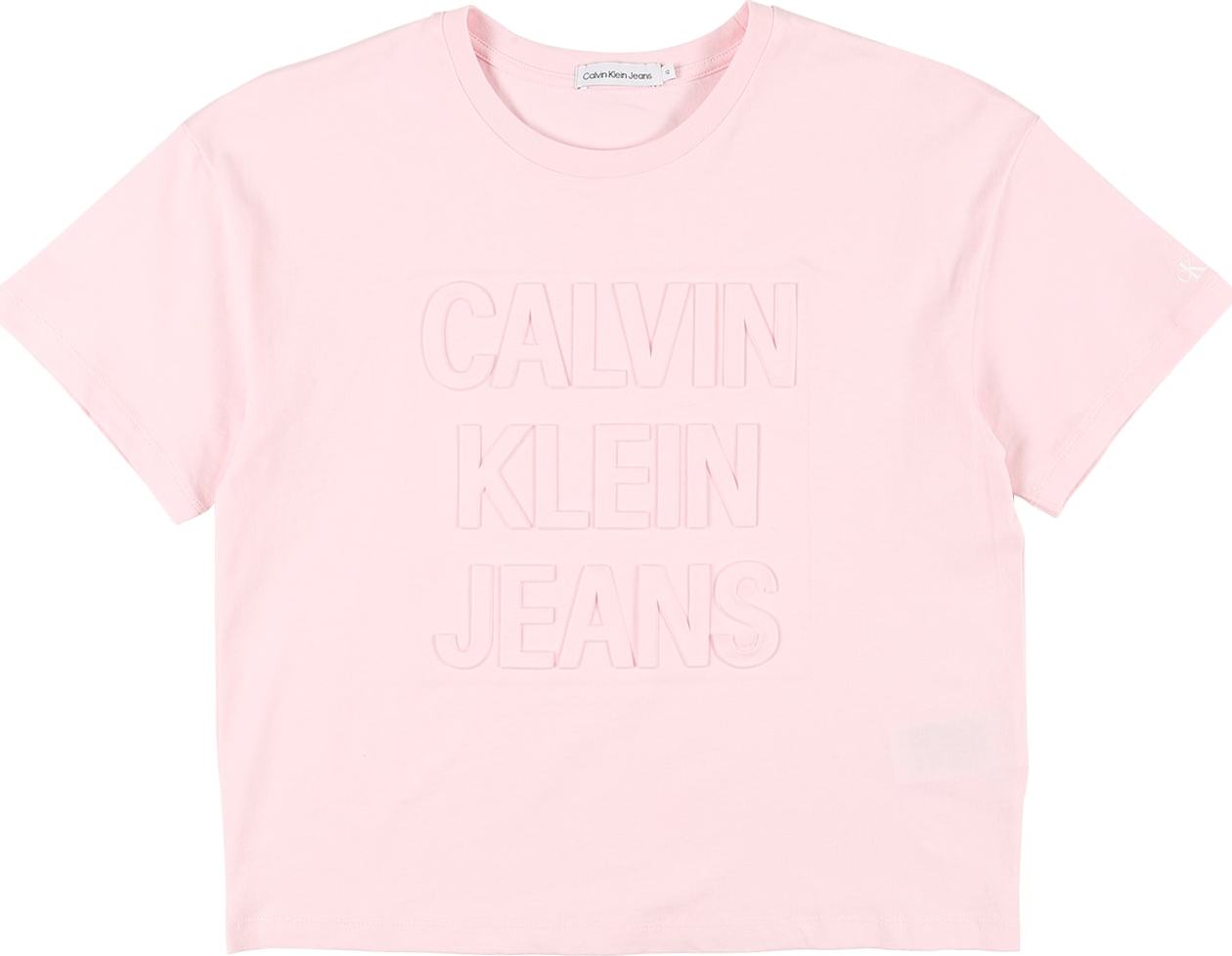 Calvin Klein Jeans Tričko růžová