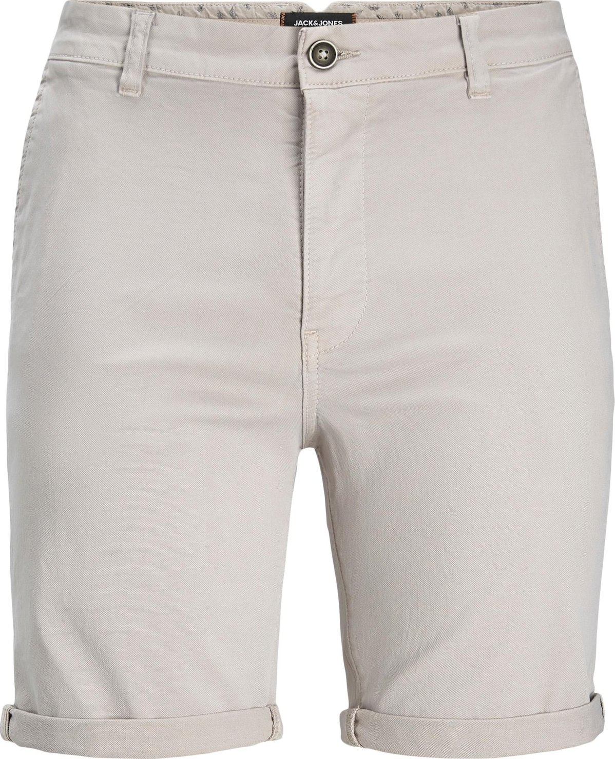 JACK & JONES Chino kalhoty 'FRED' světle šedá