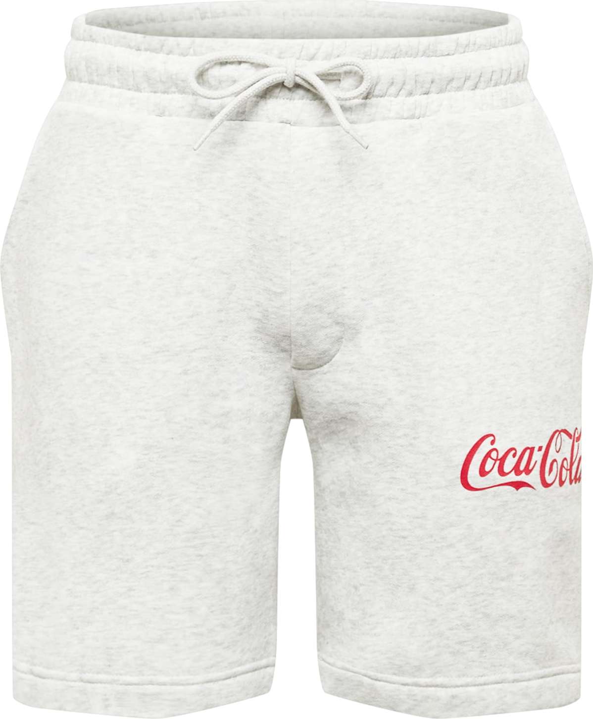 JACK & JONES Kalhoty 'COCA COLA' červená / bílý melír