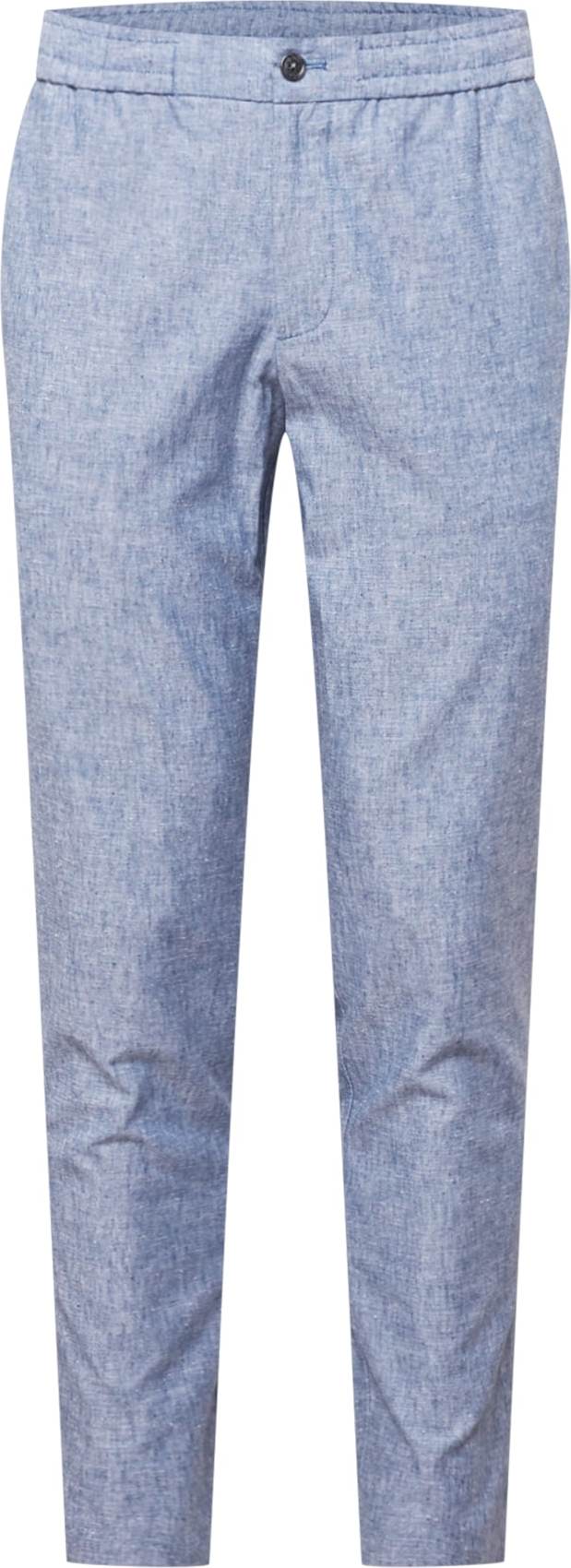 JACK & JONES Kalhoty 'JPRLINEN DAVID STRING TROUSER' světlemodrá