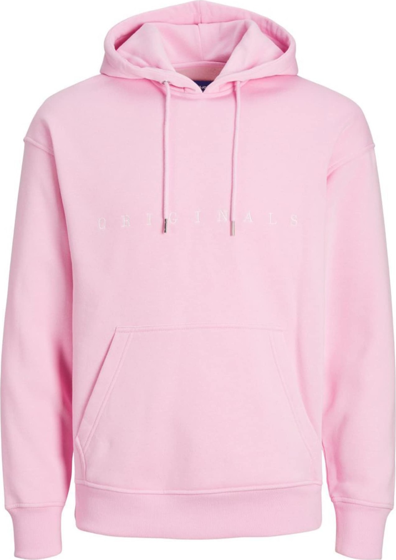 JACK & JONES Mikina 'COPENHAGEN' pink / bílá