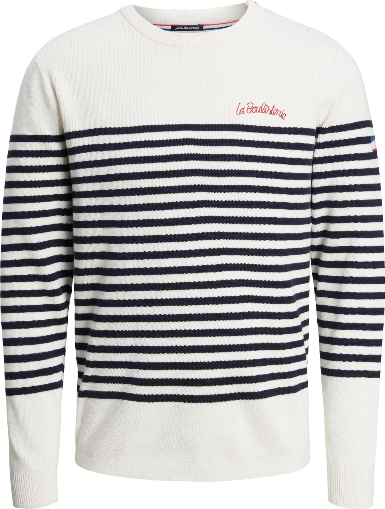 JACK & JONES Svetr 'MARTIN' bílá / offwhite