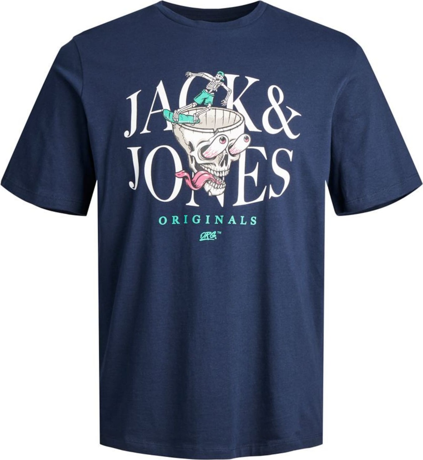 JACK & JONES Tričko modrá / mix barev