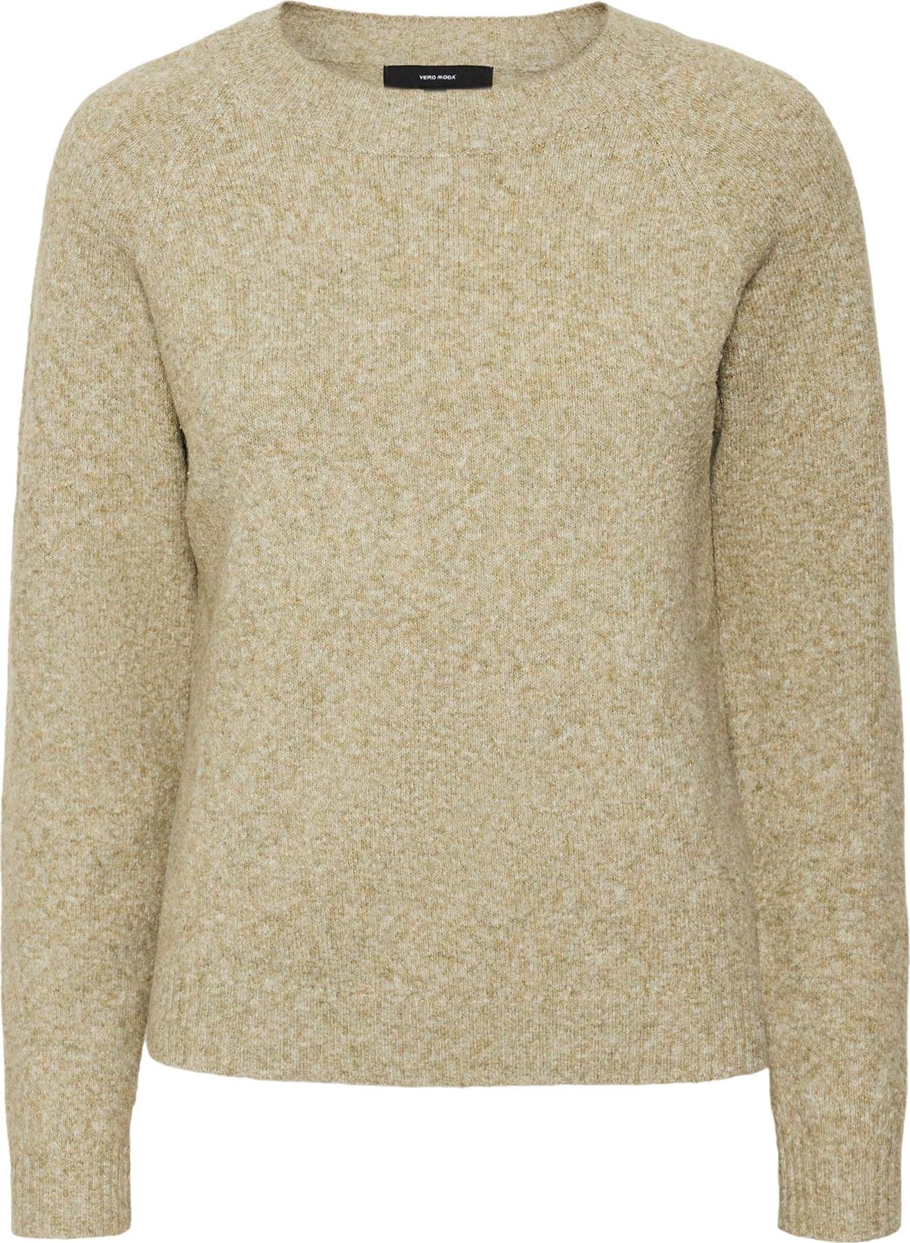 VERO MODA Svetr 'HAPPINESS' khaki