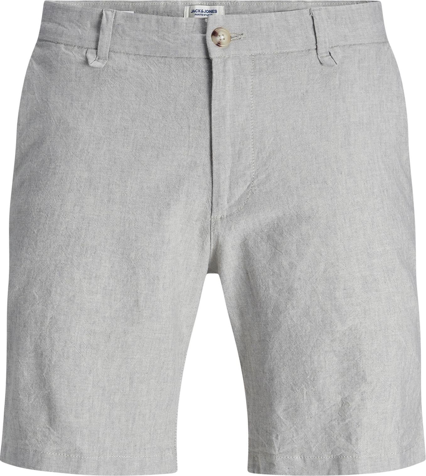 Chino kalhoty 'Palma' jack & jones světle šedá