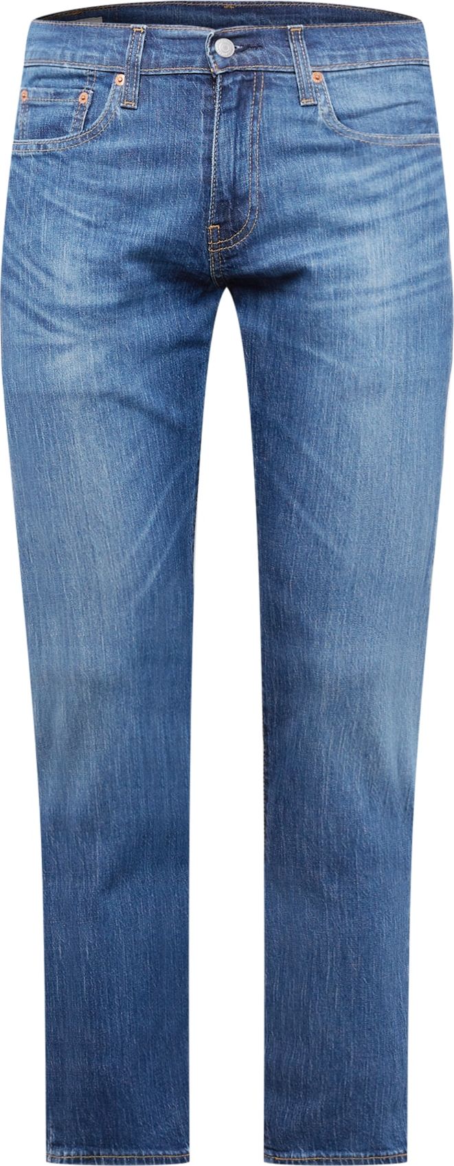 Džíny '502™ TAPER MED INDIGO - WORN IN' Levis modrá džínovina