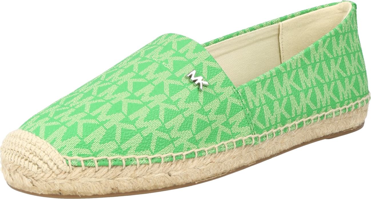 Espadrilky 'KENDRICK' MICHAEL Michael Kors pastelově žlutá / svítivě zelená