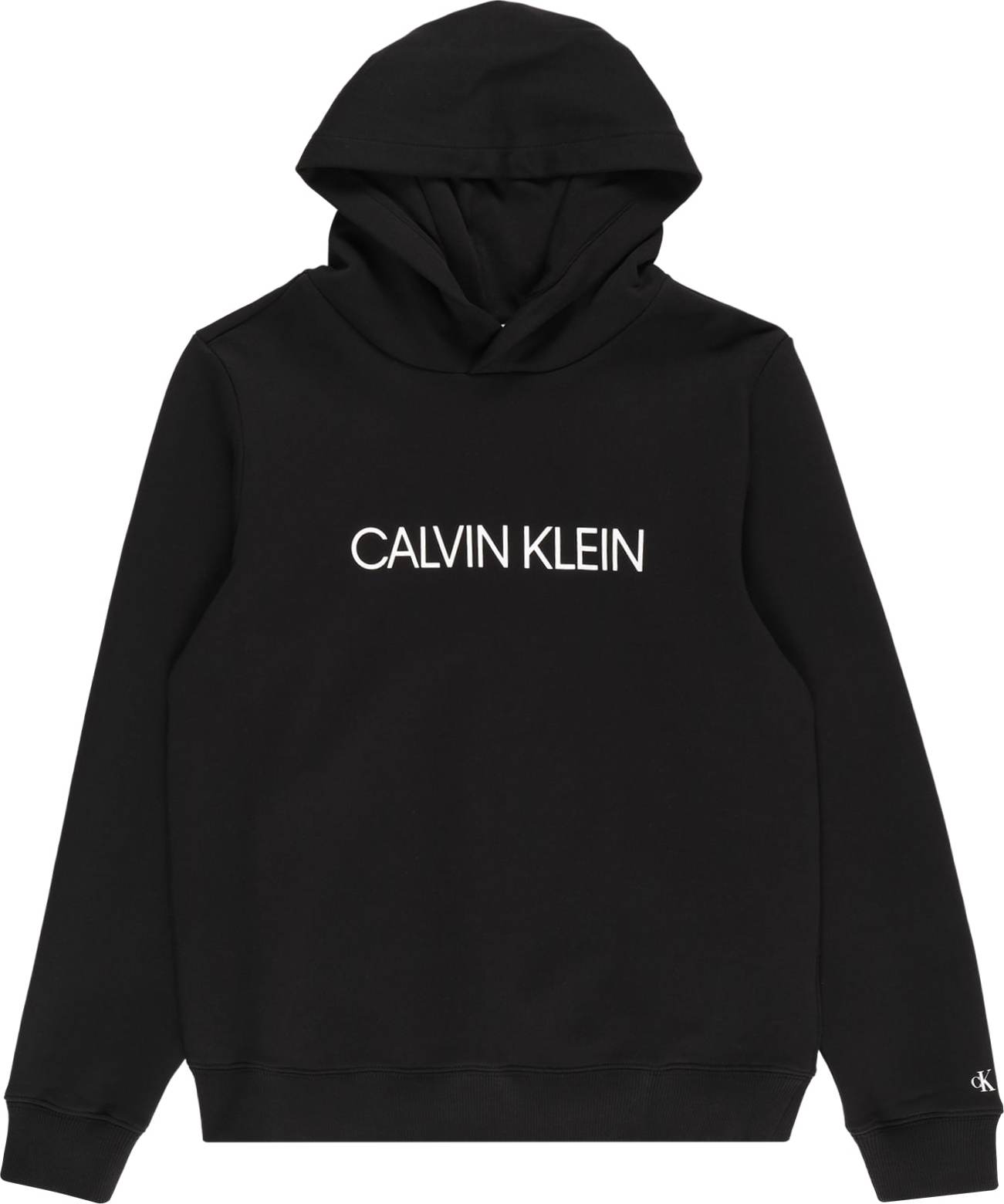 Mikina Calvin Klein Jeans černá / bílá