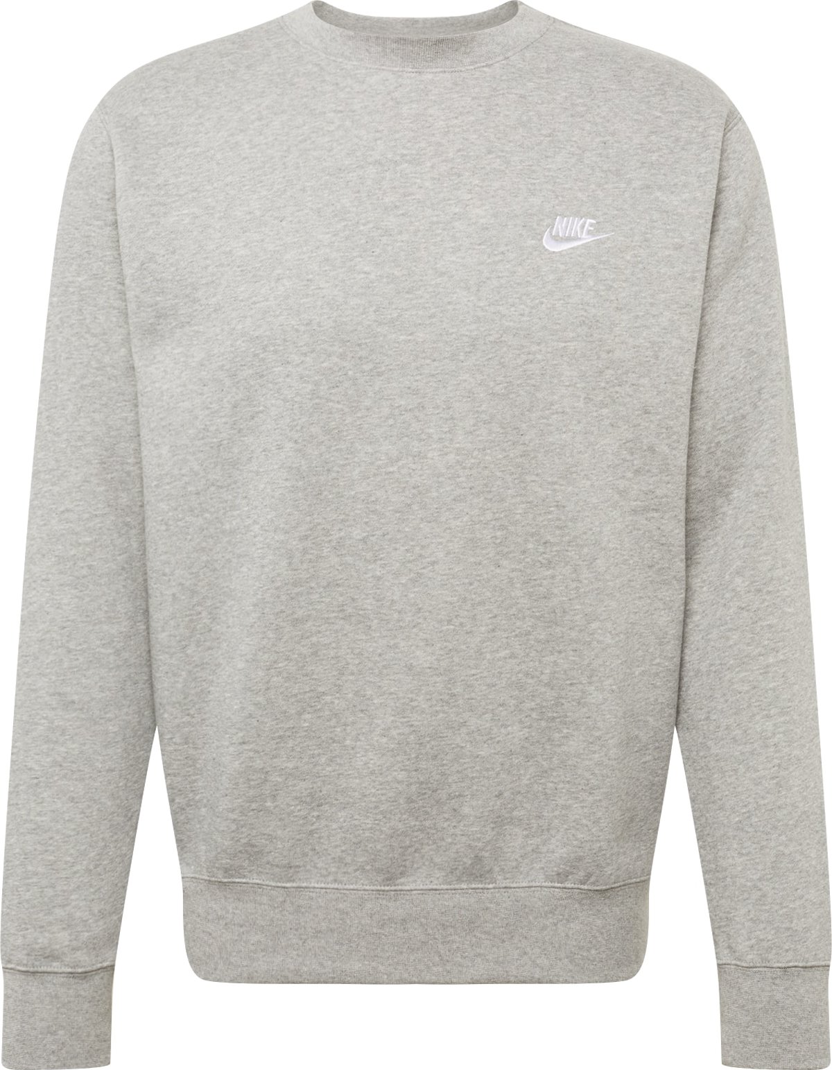 Mikina Nike Sportswear světle šedá / bílá