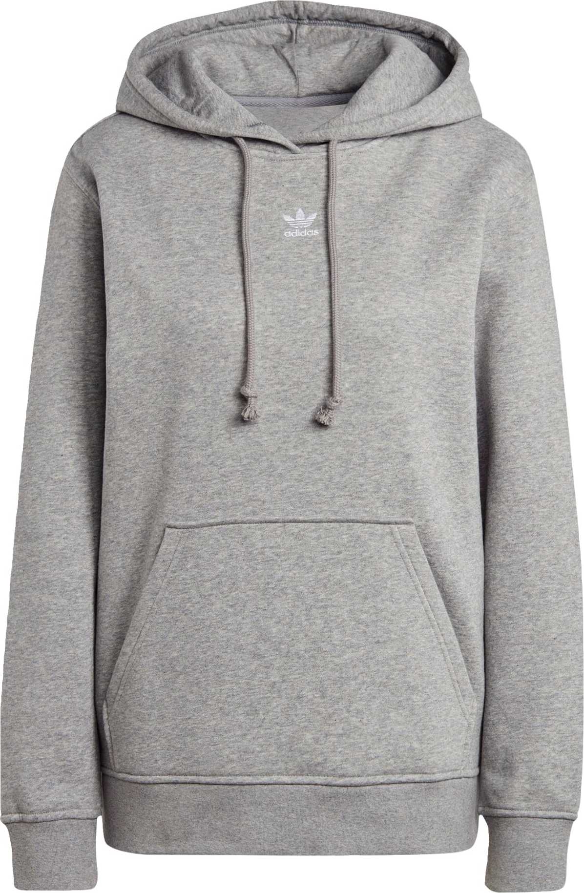 Mikina 'Adicolor Essentials Fleece' adidas Originals šedý melír / bílá